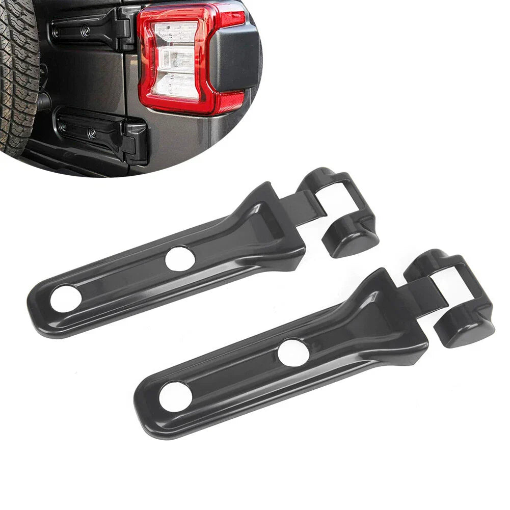 4 Pcs Spare Tire Tailgate Hinge Covers for Jeep Wrangler JL (2018-2022)