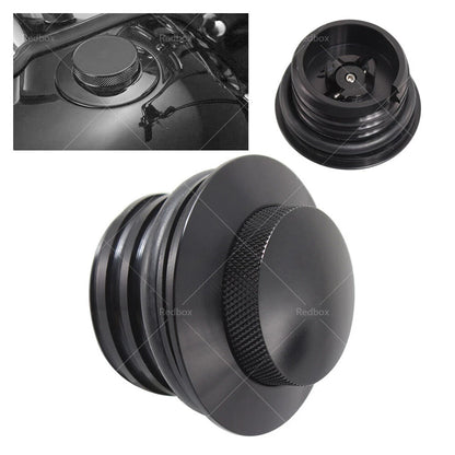 Black Flush Gas Tank Cap Fuel Cover for Harley Touring Sportster XL883 1200