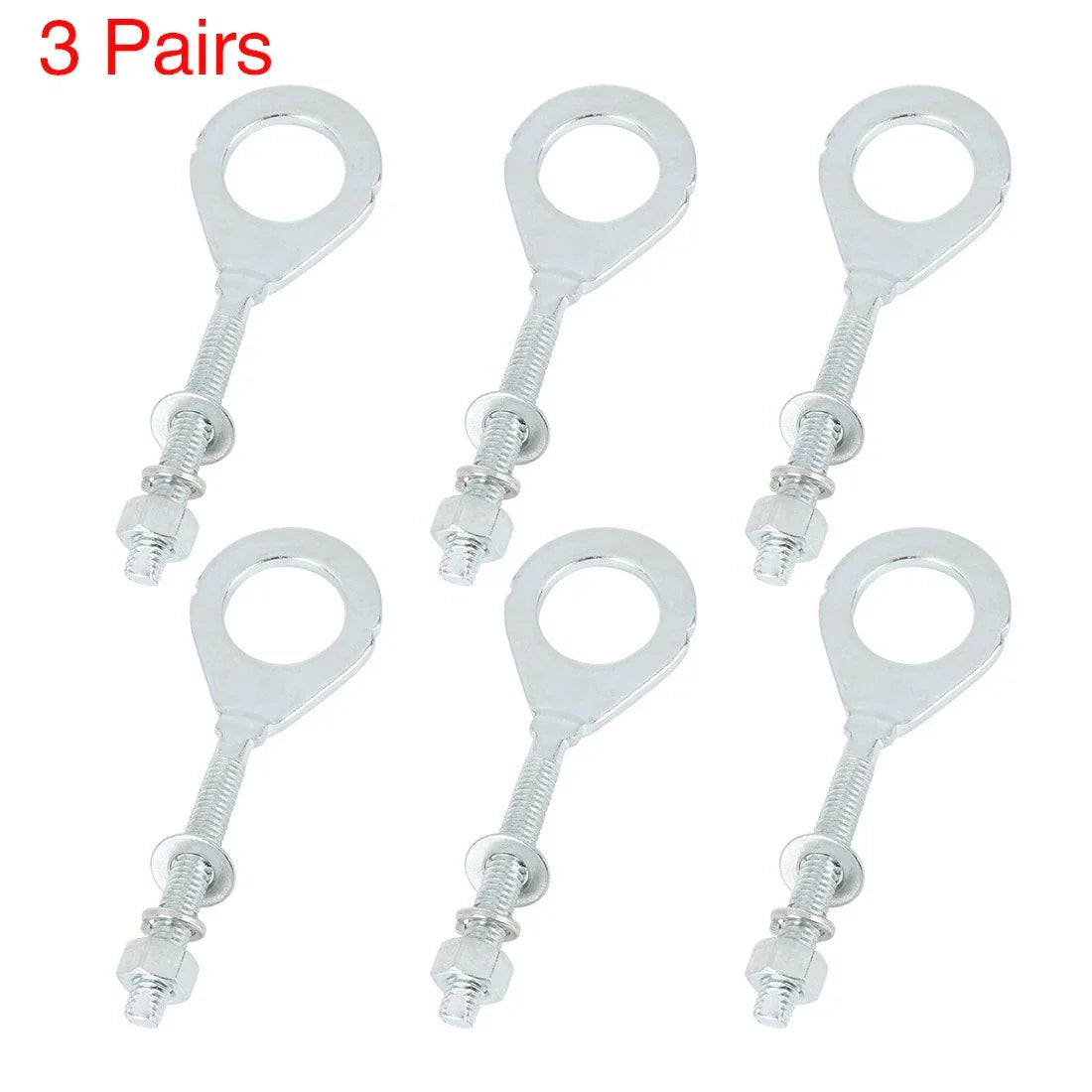 3 x 18mm Chain Axle Adjuster Tensioners for Honda CG125 (2000-2023)