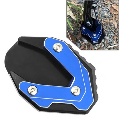 Blue Side Stand Enlarge Kickstand Pad for Suzuki GIXXER 250 SF, 150, 125