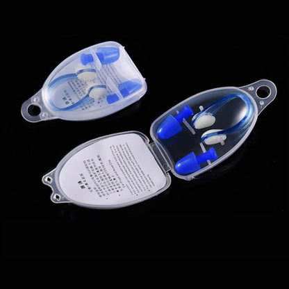 Nose Clips +  Ear Plugs for Swimming Gear with Case Box