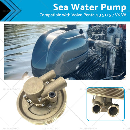 Raw Sea Impeller Water Pump for Volvo Penta 4.3 5.0 5.7 V6 V8