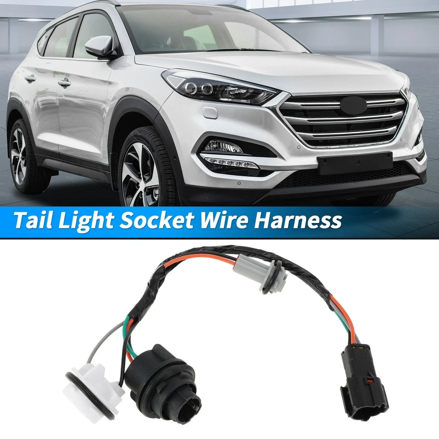 Tail Light Socket Wiring Harness for Hyundai Tucson (2015-2018)