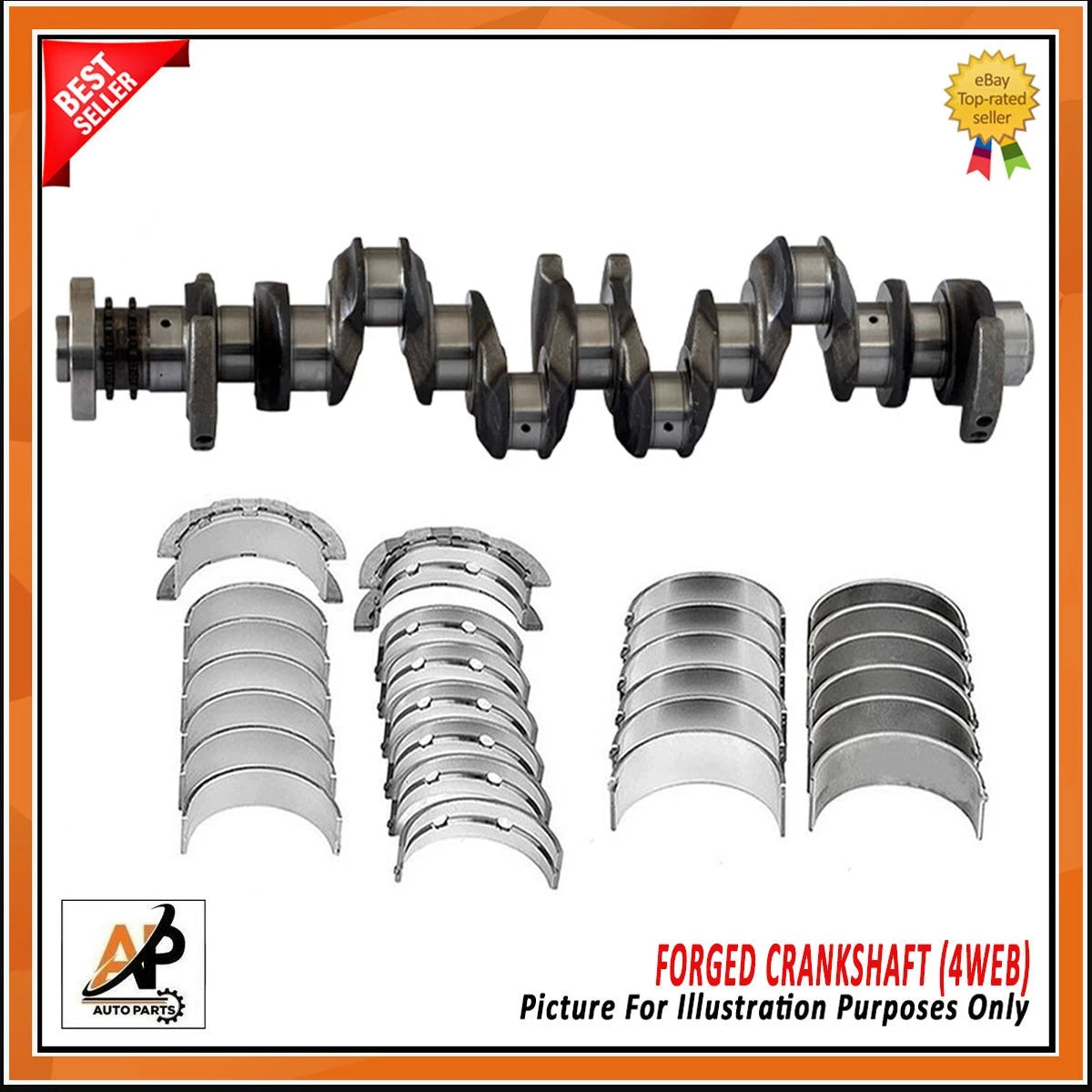 Crankshaft Bearing Set for BMW 7 Series N57 3.0 Diesel (2016–2019)