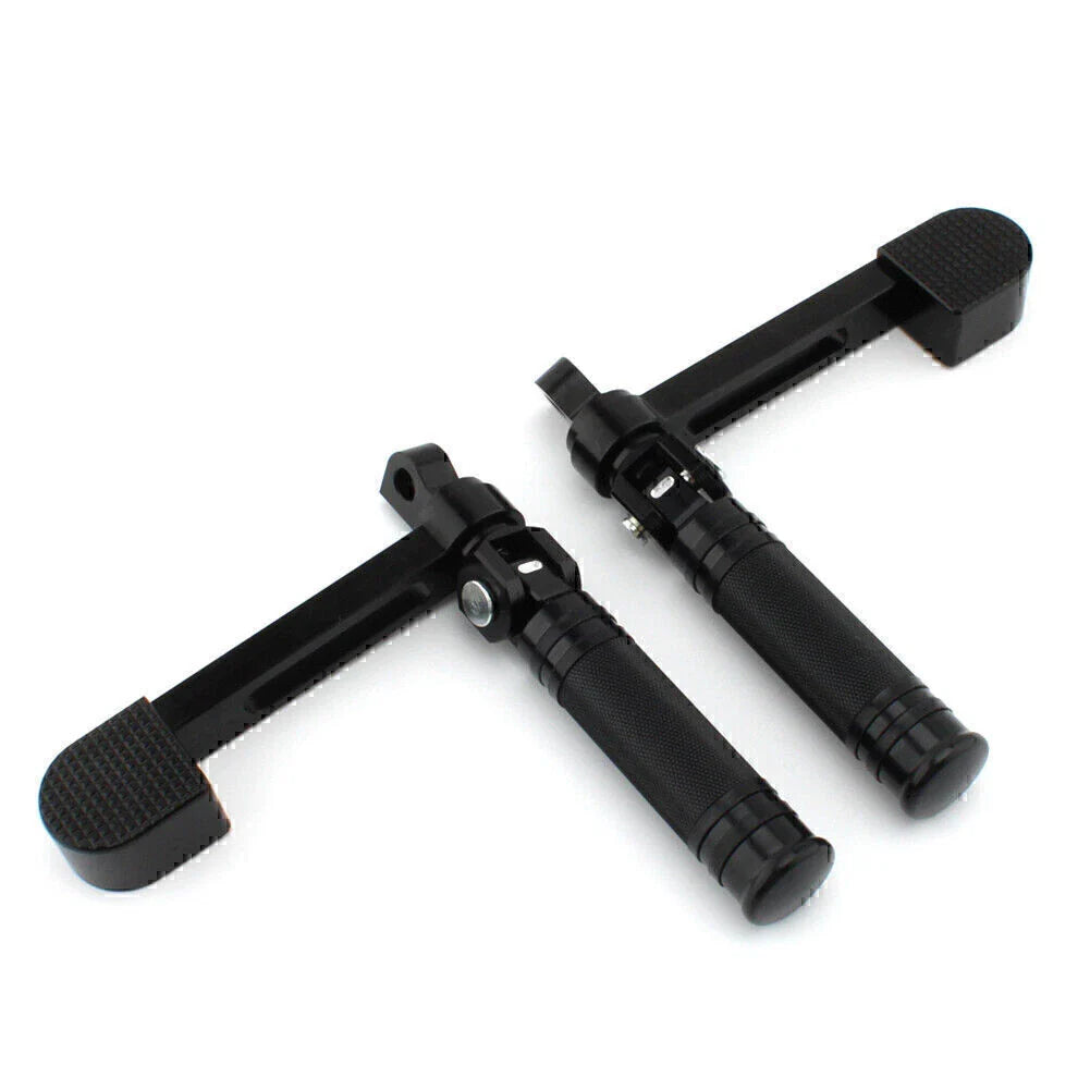Stirrup Heel Foot Rest Pegs for Harley Sportster XL 883 1200 Softail FXWG FXR