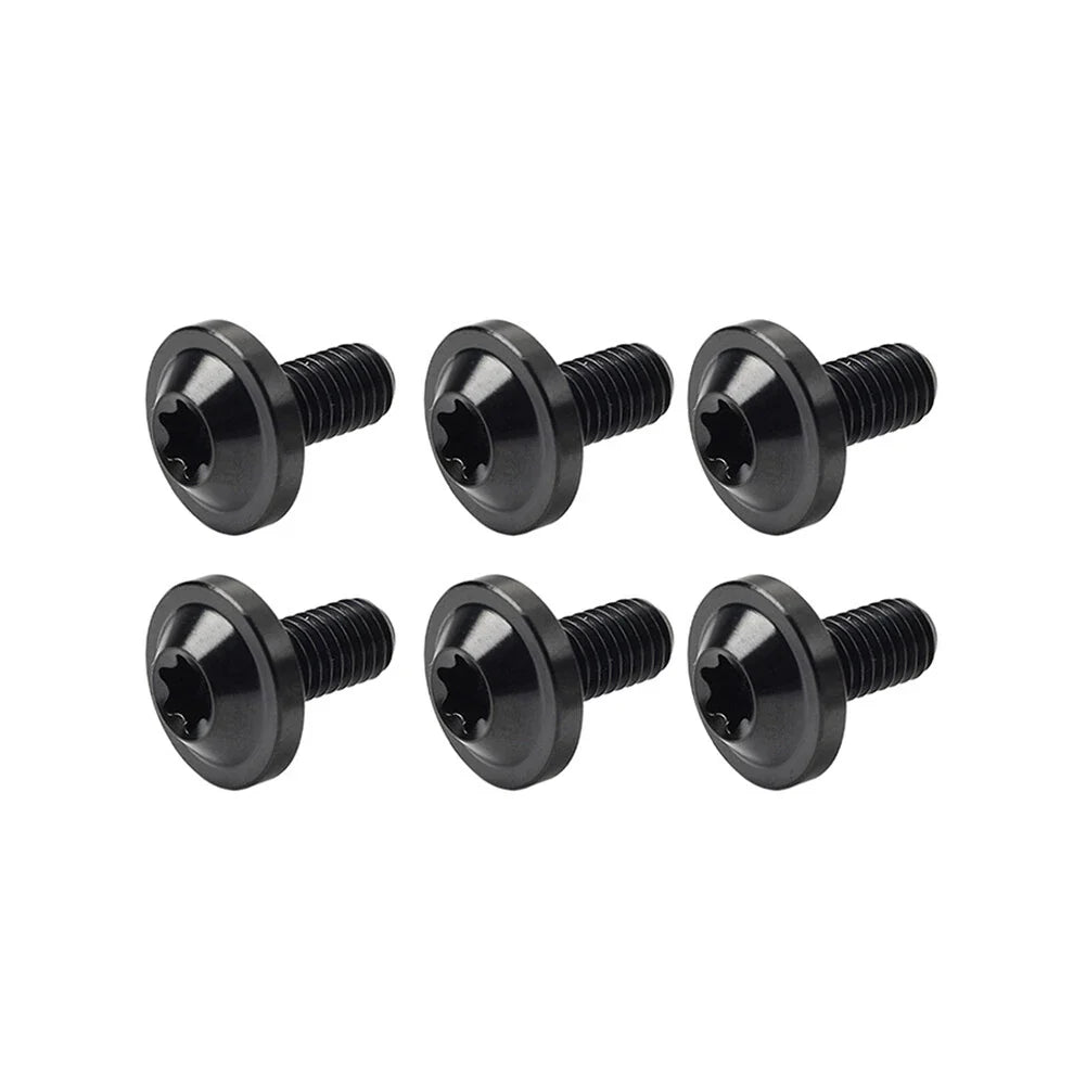 6 x Black Titanium M5x30mm Torx Head Screws for Bike Motorcycle