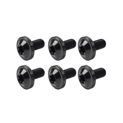 6 x Black Titanium M5x30mm Torx Head Screws for Bike Motorcycle
