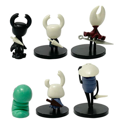 6pcs Hollow Knight Action Figures Collectible Statues Ornaments