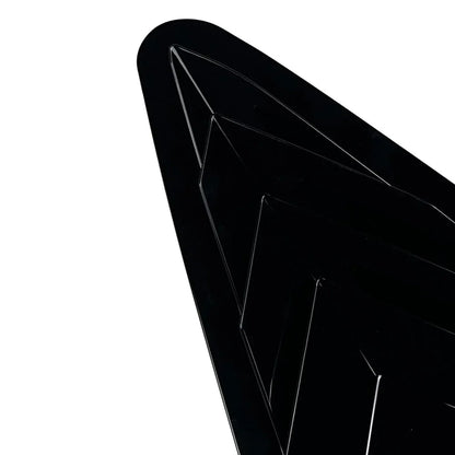 Glossy Black Rear Window Louvers Cover Trim for Audi Q5 (2018-2024)