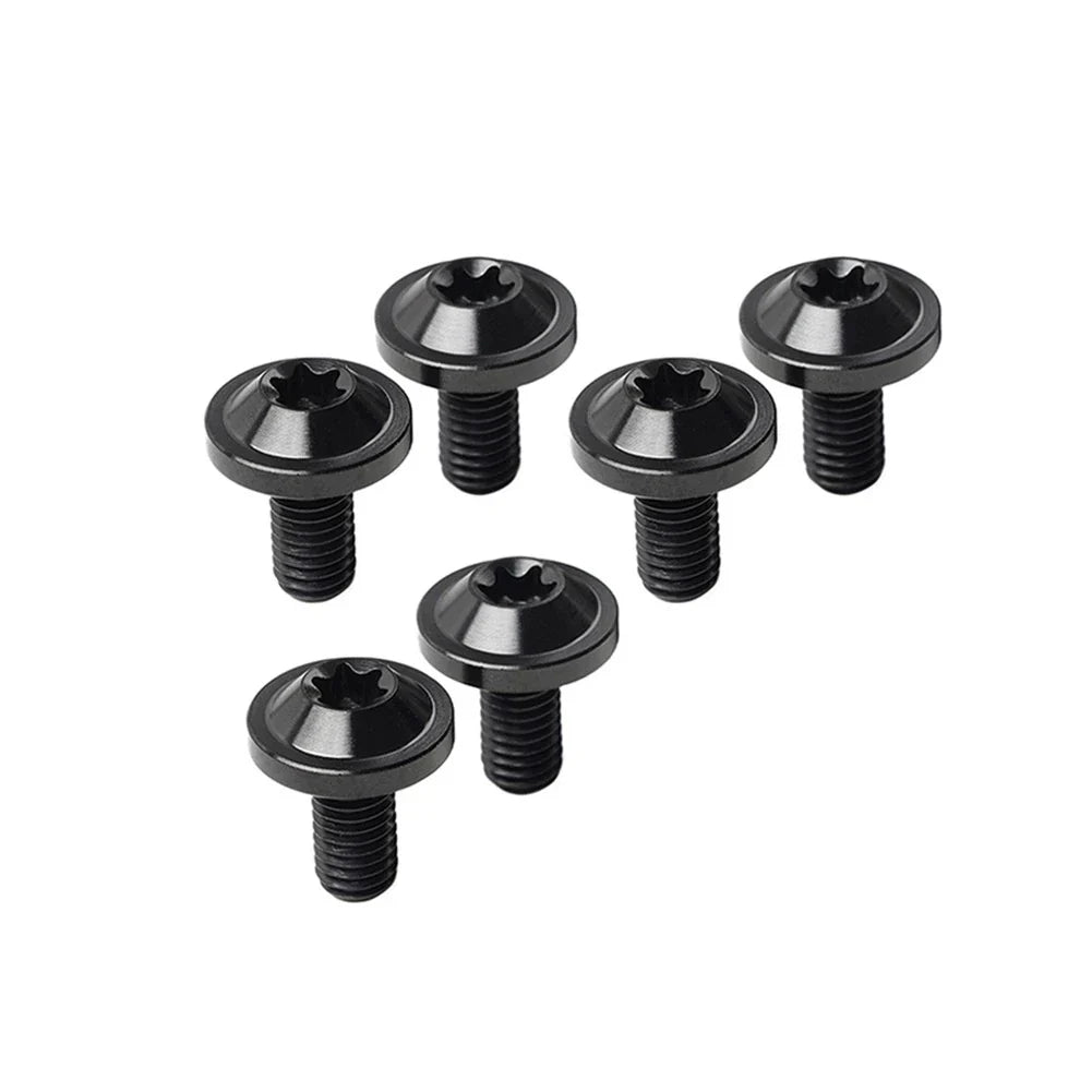 6pcs M6x10mm Titanium Alloy Torx Head Bolts for Bike Motorcycle