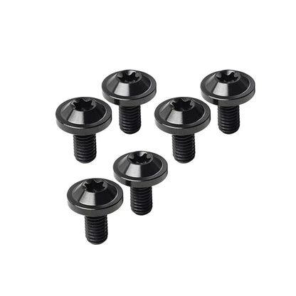 6pcs M6x10mm Titanium Alloy Torx Head Bolts for Bike Motorcycle