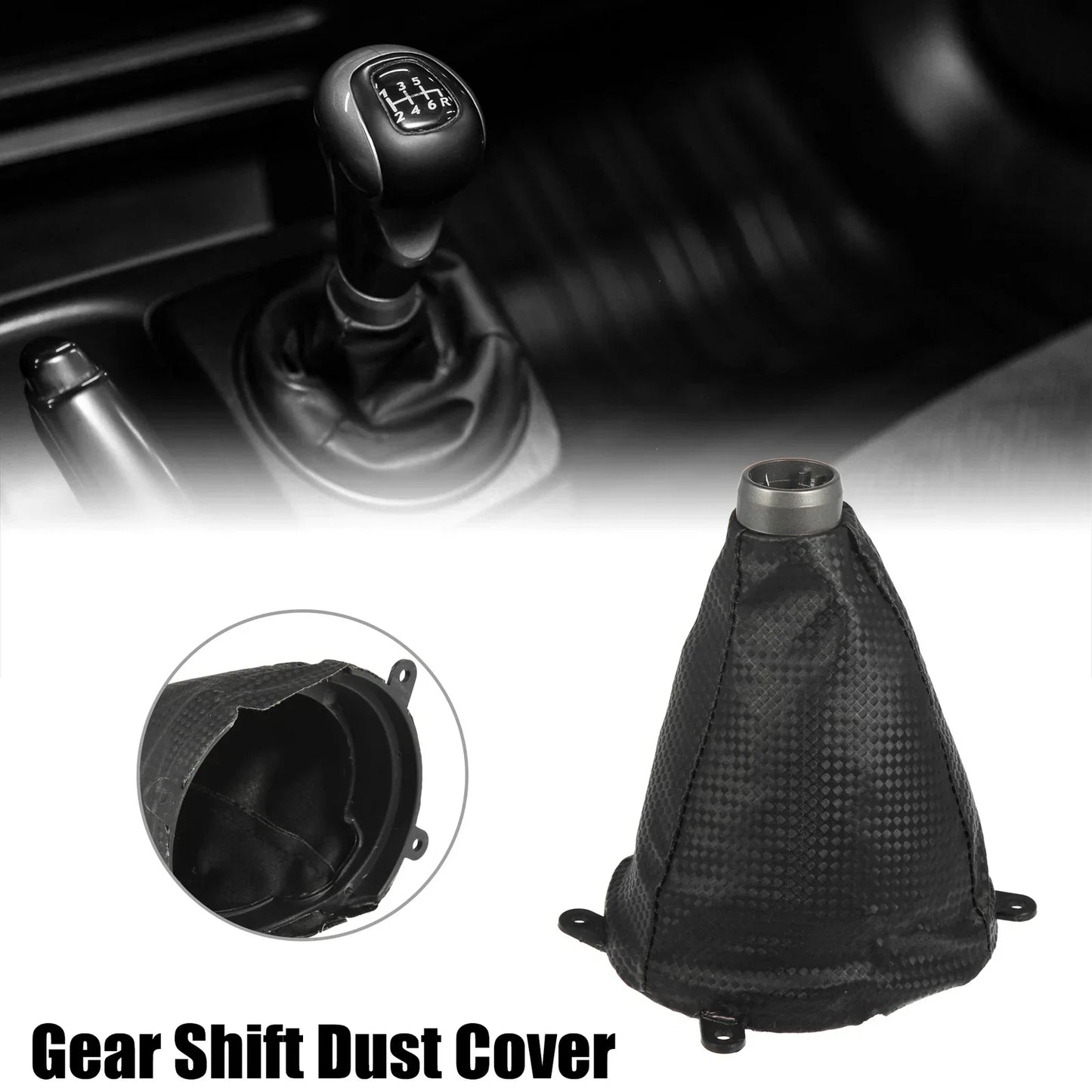 Shift Boot Cover & Gear Shift Knob for Honda Civic (2006-2011)
