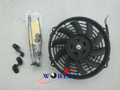 9" 12V Electric Radiator Cooling Fan & Mounting Kits for Car