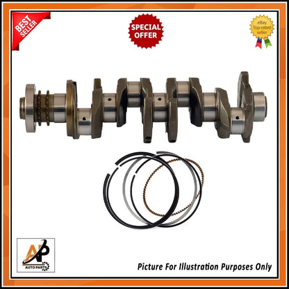 Crankshaft and Piston Ring Set Replacement for BMW 2.0 N47 (2007–2013)