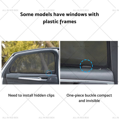 Magnetic Mesh Sun Blind Shades for Audi Q7 SQ7 (2015-2025)