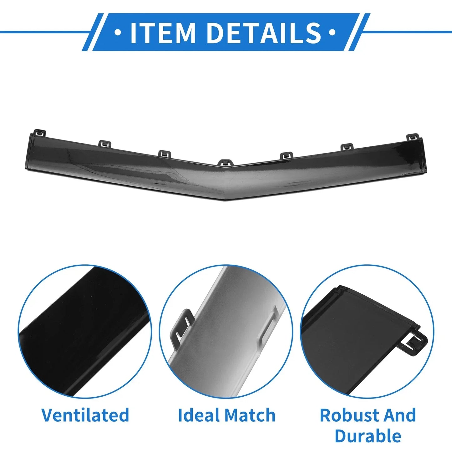 Front Lower Center Bumper Grille Trim for Mercedes-Benz W207/E Coupe (2009-2017)