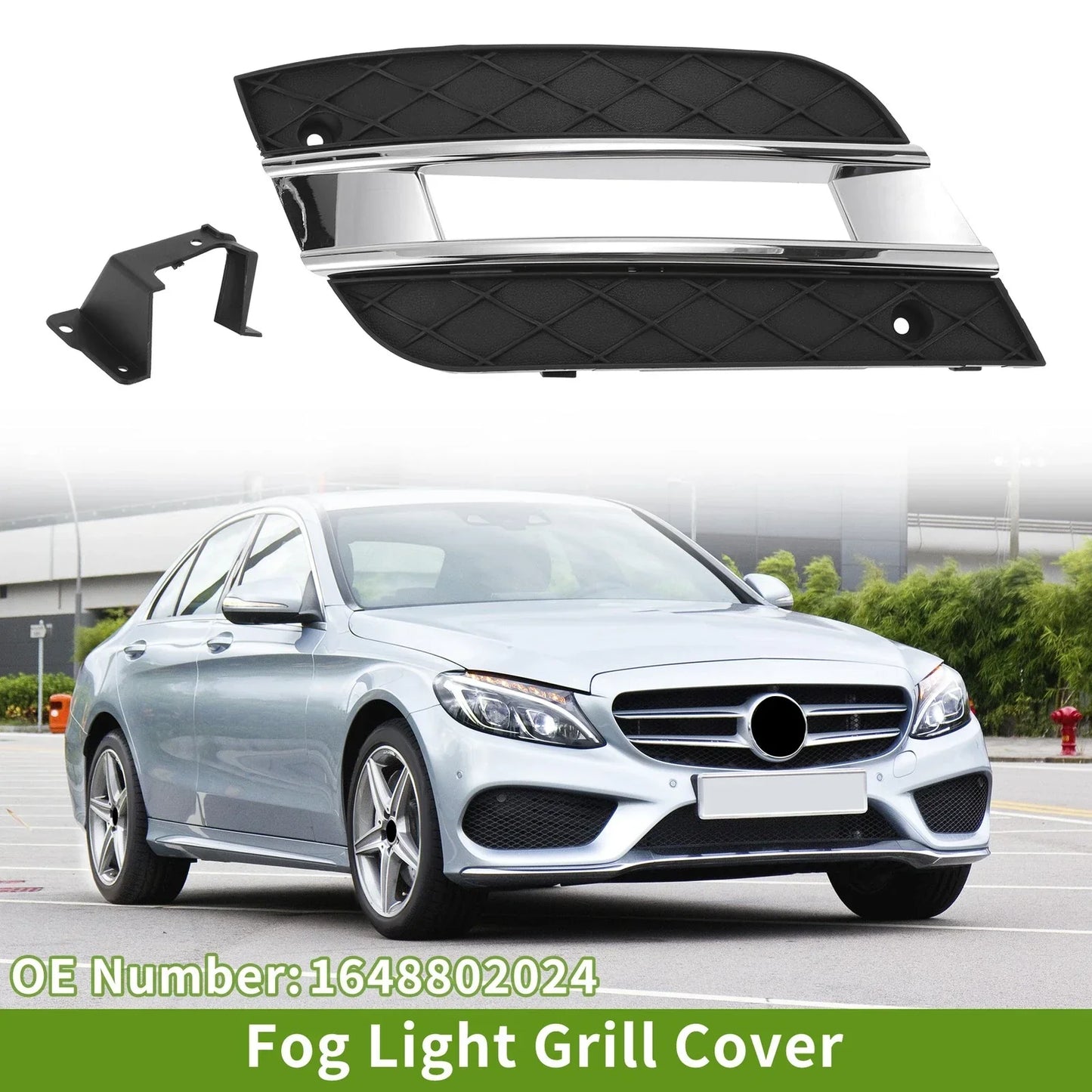 Front Right Fog Light Grill for Mercedes Benz ML450 (2009-2011)