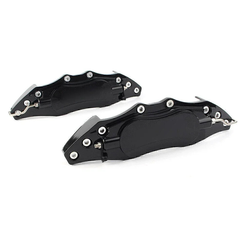 3D Metal Brake Caliper Covers Large for Universal Car Black