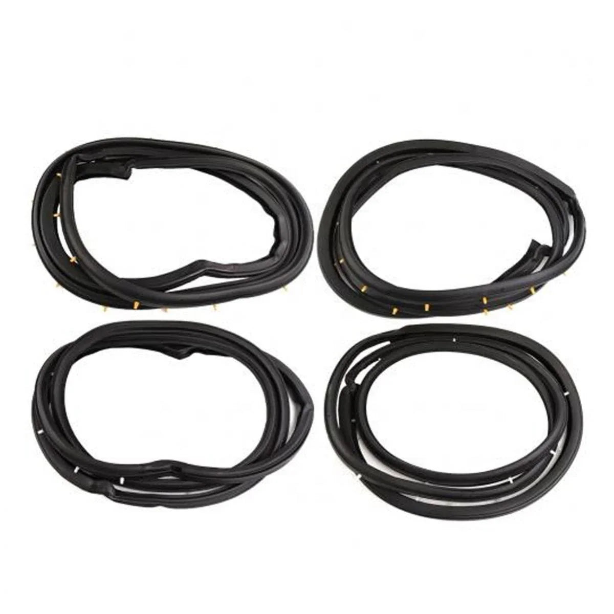 Door Rubber Seal Weatherstrip Set 4 Fits Mazda 323 4D Sedan BG Serie 1992-94 D07