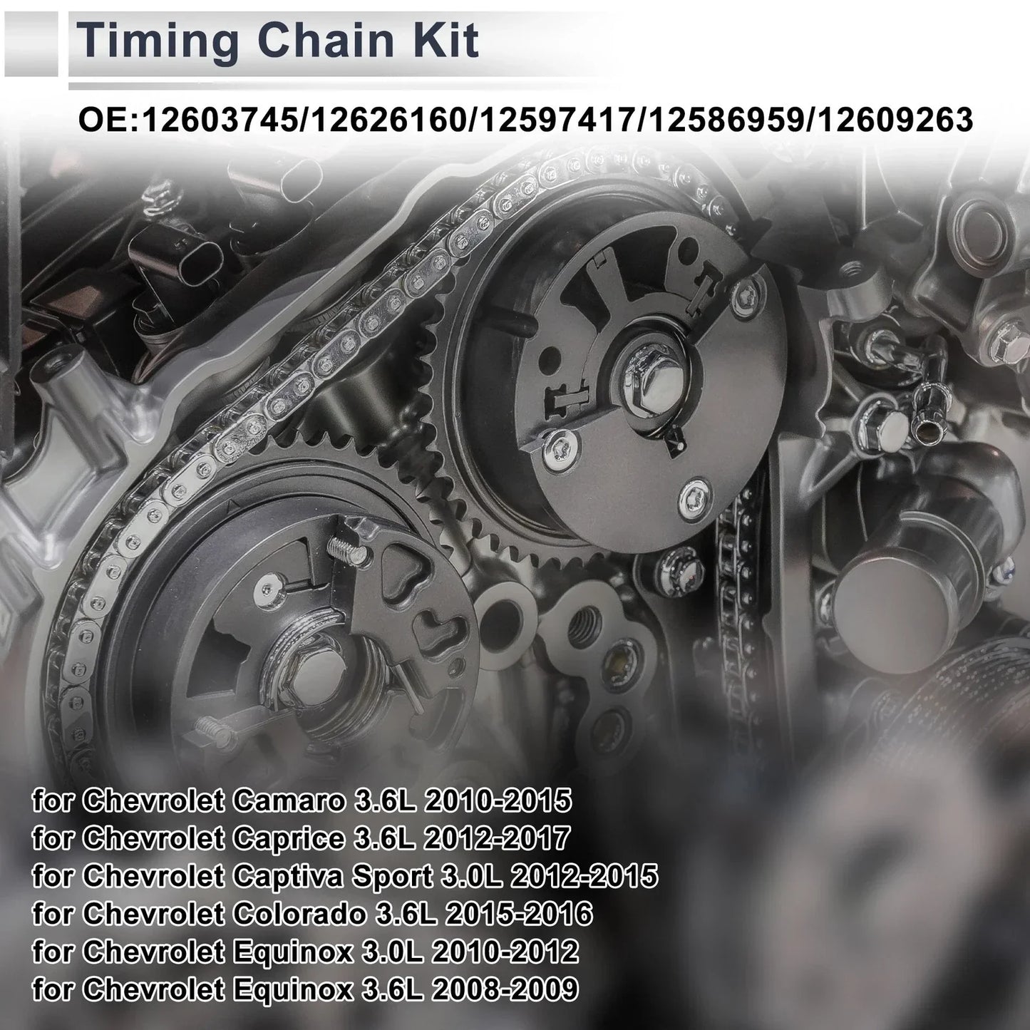 Timing Chain Kit for Chevrolet, Cadillac, Buick (2010-2015)