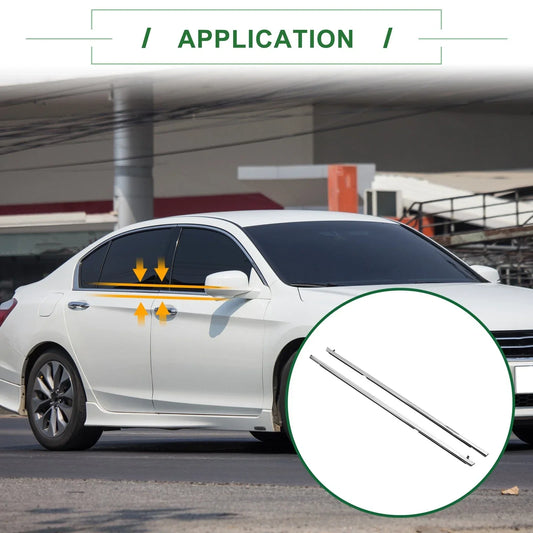 2 x Rear Weatherstrip Window Seal for Honda Accord (No. 72910SDAA01)