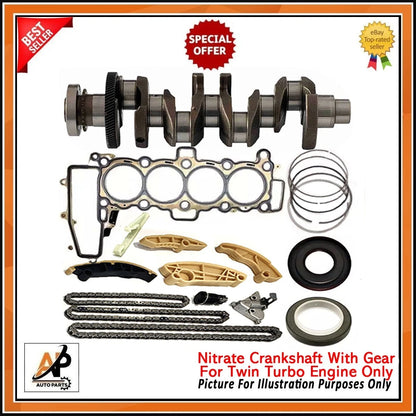 Crankshaft and Engine Rebuild Kit Replacement for Range Rover 204DTA (2013–2019)