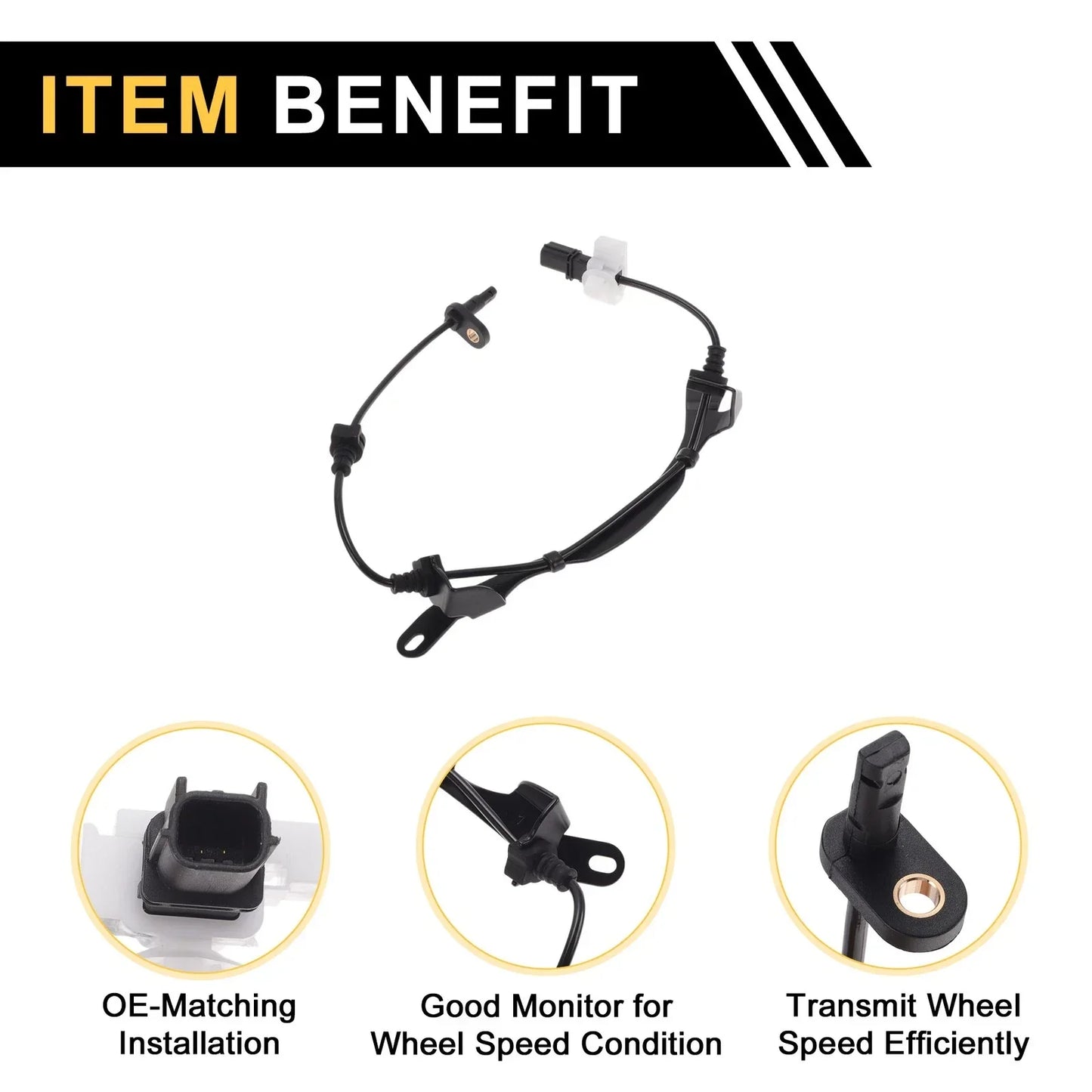 ABS Wheel Speed Sensor for Honda Jade (2015-2020) 1 x Rear Right Sensor