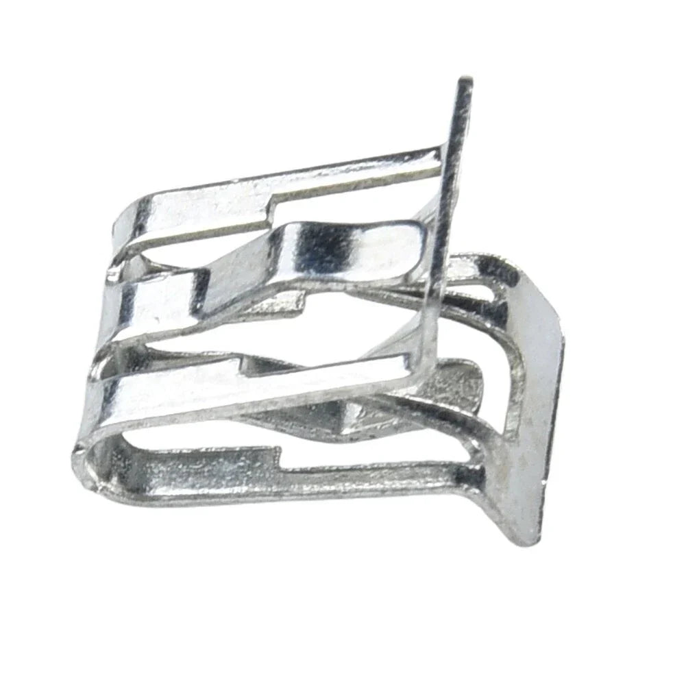 25Pc Set / 1/2 x 5/8 / Metal Fastener Clips for Car Retainer Moulding