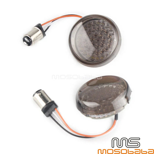 1157 Socket LED Turn Signal Lights for Harley Softail, Dyna, Sportster