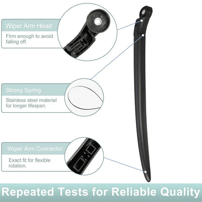 Rear Wiper Blade Arm Set for Porsche Cayenne S Pre-GTS (2002-2010)