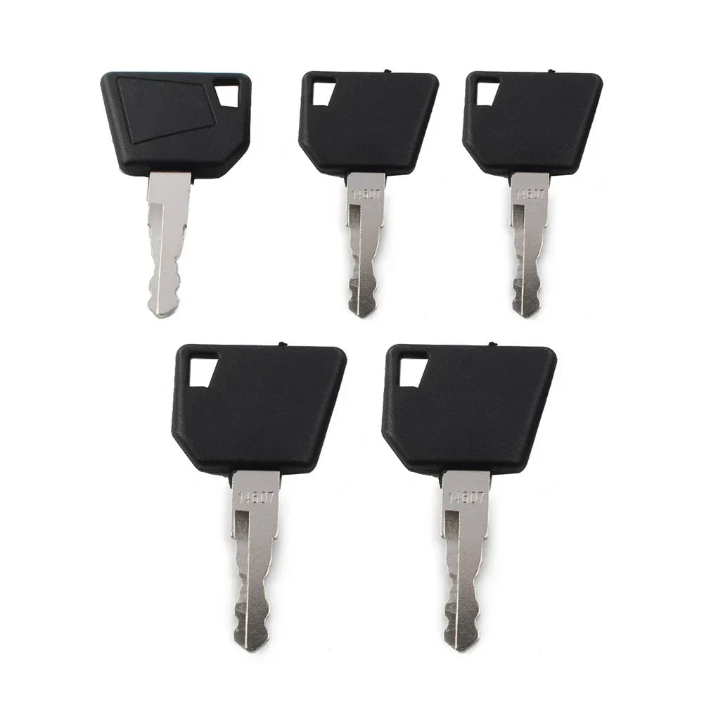 5 x Ignition Keys for JCB Caterpillar Dynapac Volvo (Various Years)