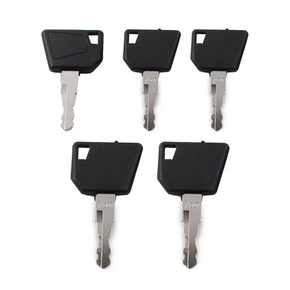 5 x Ignition Keys for JCB Caterpillar Dynapac Volvo (Various Years)