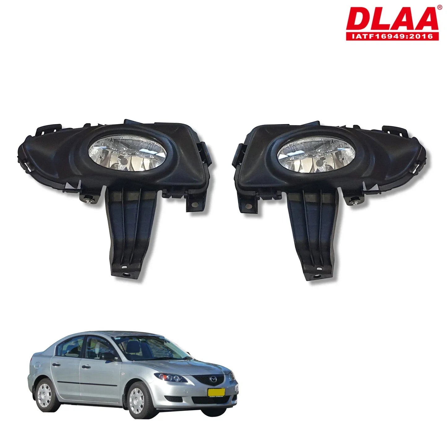 Fog Lamp Spot Light Set for Mazda 3 Sedan (2003-2006)