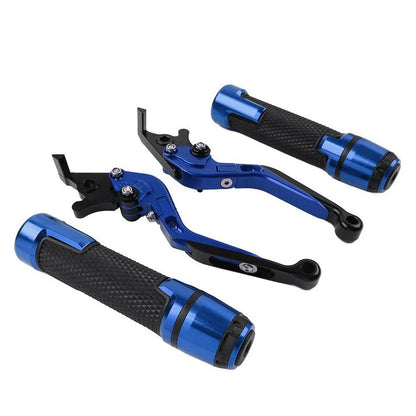 Folding Extendable Brake Clutch Levers & Handlebar Grips for Kawasaki Z1000