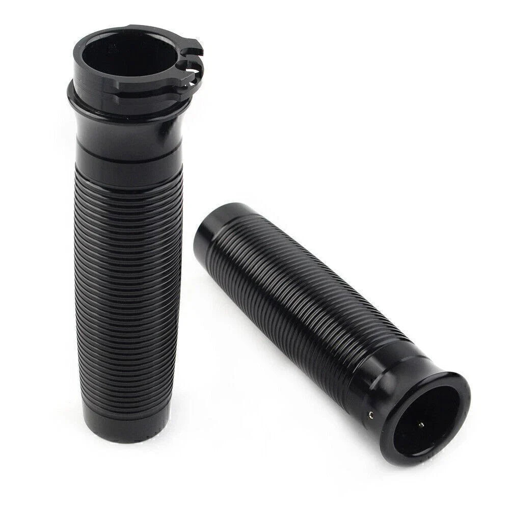 25mm Black Motorcycle Handlebar Hand Grips for Harley Bobber Chopper