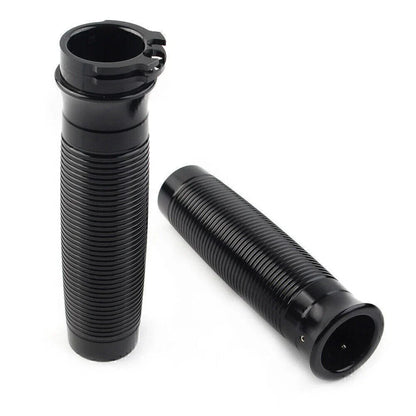 25mm Black Motorcycle Handlebar Hand Grips for Harley Bobber Chopper