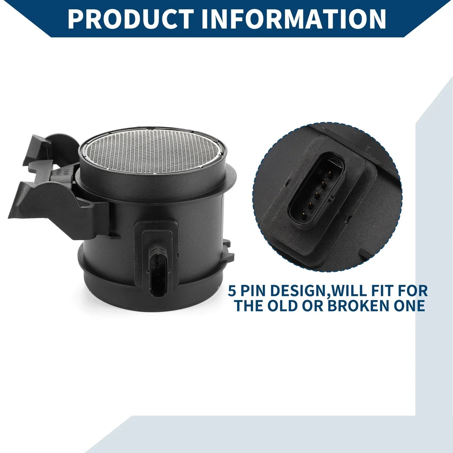 Mass Air Flow Sensor Assembly for Mercedes-Benz C230 C280 C300 (2001-2007)