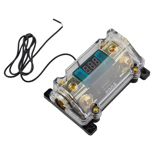 2 x Fuse Holder 300A 0/2/4 Gauge Car Audio LED Display for Car Audio
