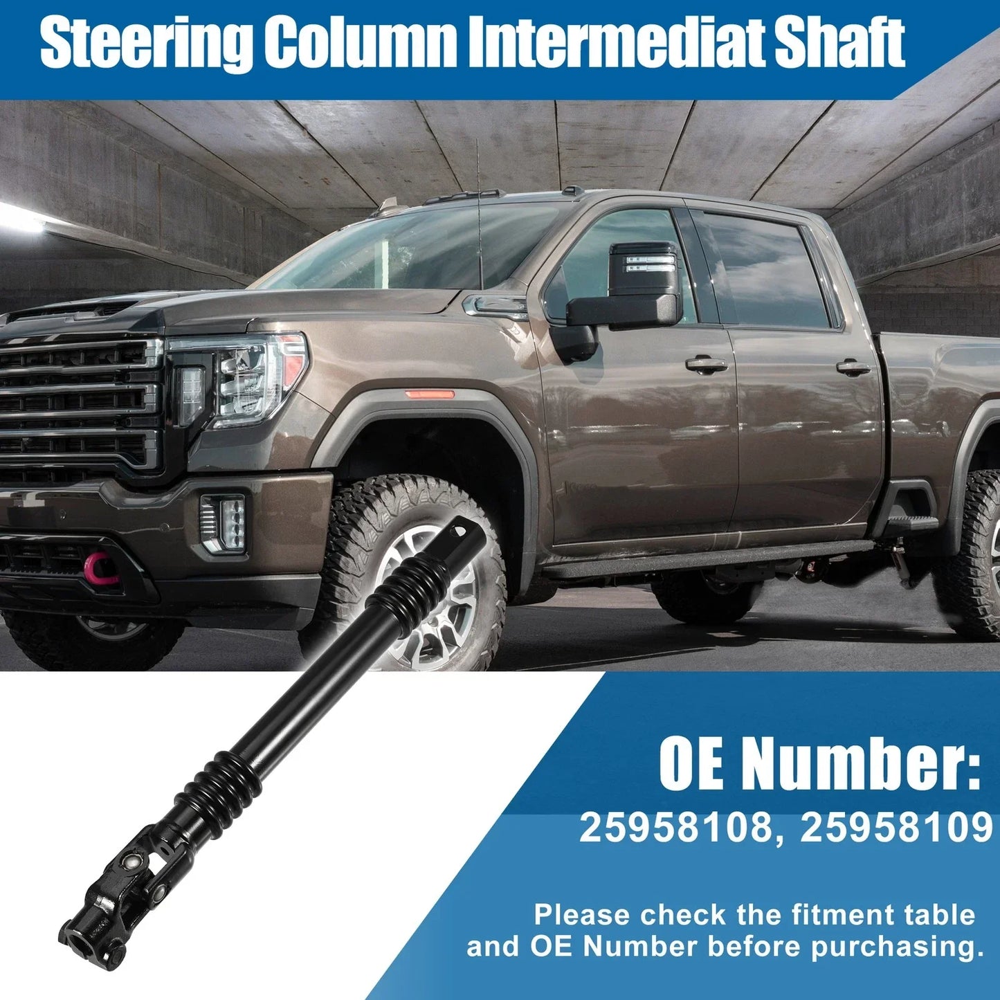 Steering Shaft Column for Chevrolet Silverado 2500 3500 HD (2001-2007)