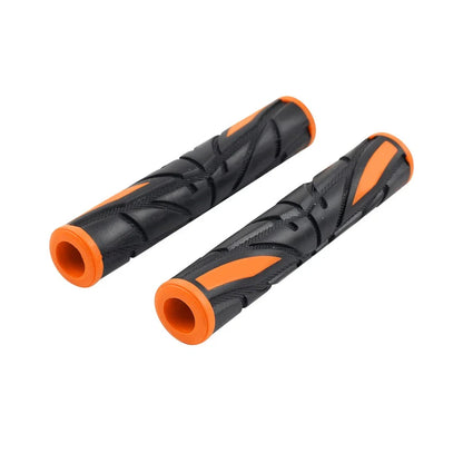 Orange Universal Motor Brake Clutch Handlebar Grips Rubber Sleeve Cover