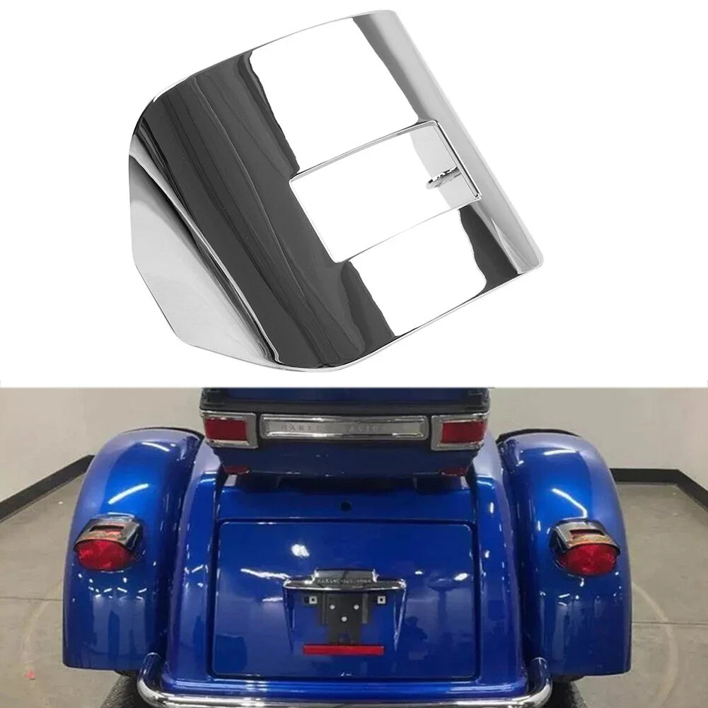 Chrome Tail Light Visor Cover for Harley Tri Glide FLHTCUTG (2009-2023)