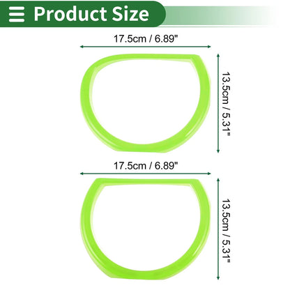 4 x Car Headlight Trim Bezels for Dodge Challenger (2015-2024) Light Green