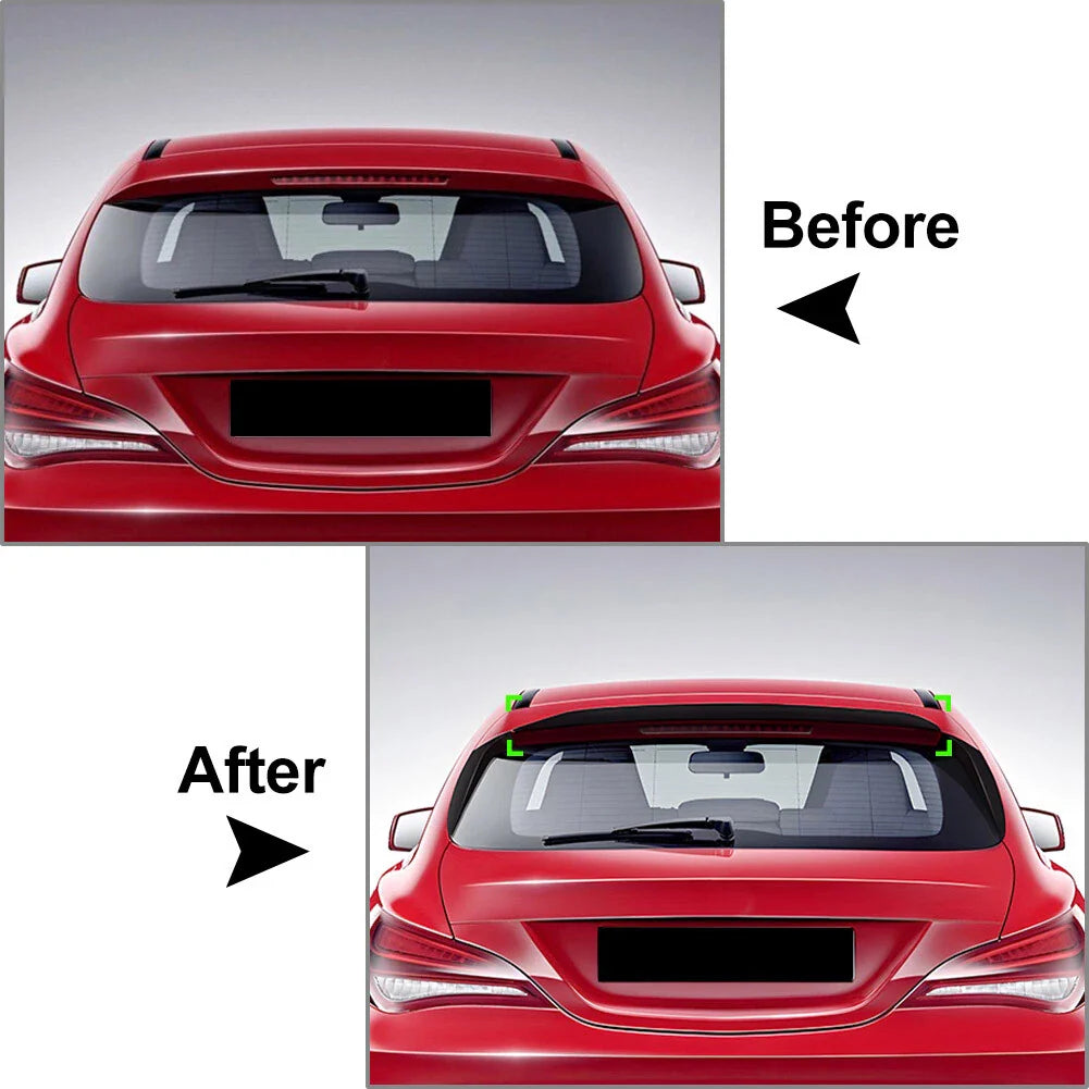 Carbon Look Rear Roof Spoiler for Benz CLA Shooting Brake (2013-2019)