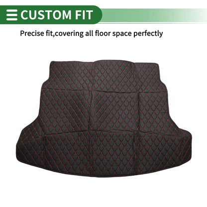 Cargo Liner Rear Trunk Mat for Honda CR-V 2012-2016 3D Diamond Pattern Black