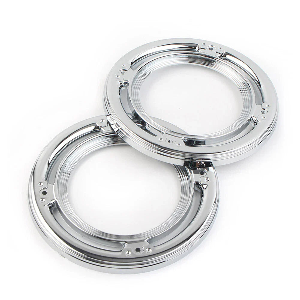 Chrome Rear Speaker Accent Cover Trim for Harley Road Street Tri Glide (2009-2023)