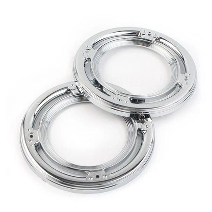 Chrome Rear Speaker Accent Cover Trim for Harley Road Street Tri Glide (2009-2023)