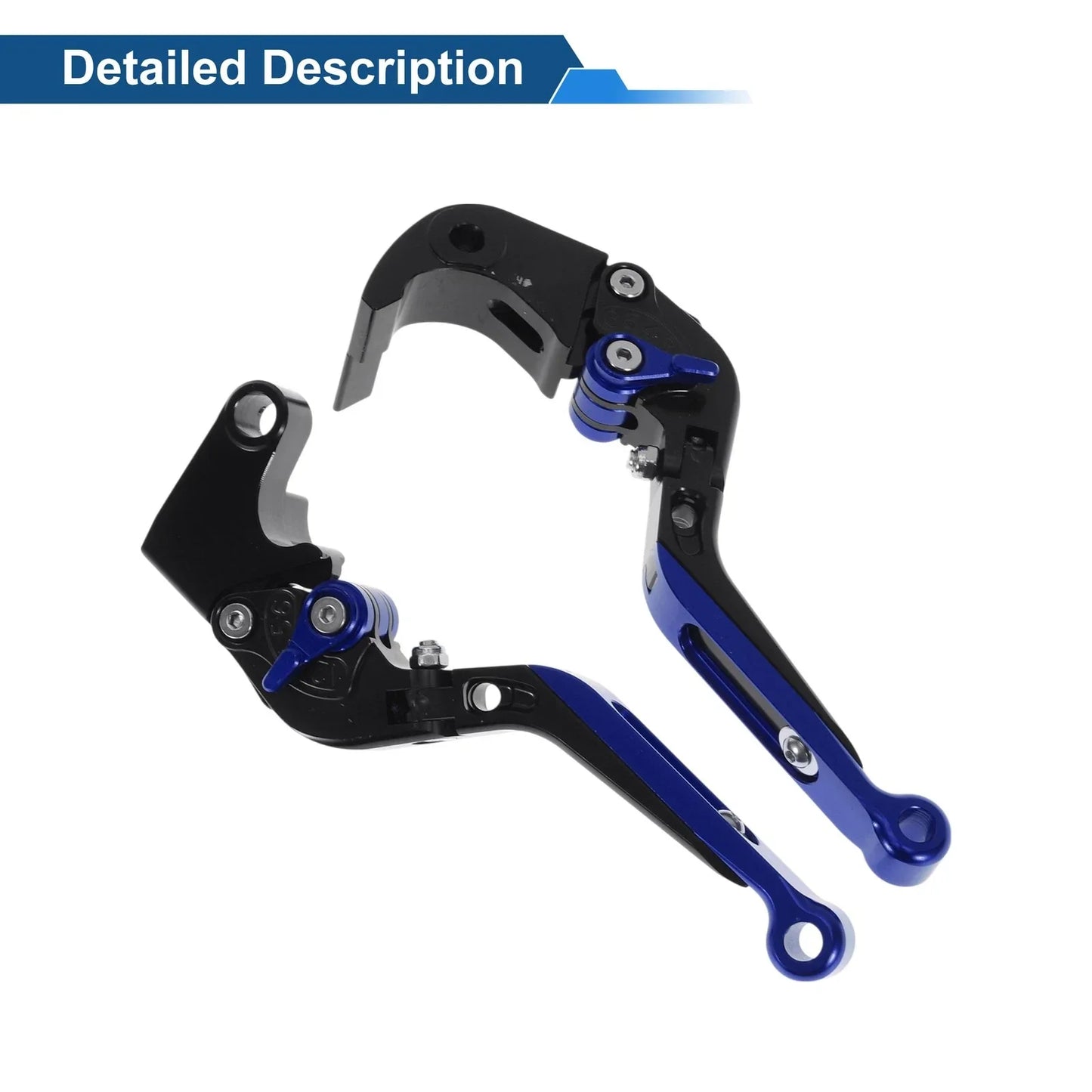 Adjustable Brake Clutch Levers for Honda CBR600RR (2003-2019) Black Blue