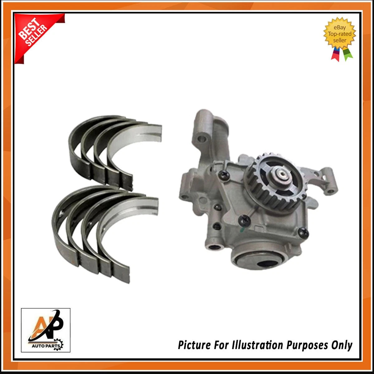 Crankshaft Bearing Set for Ford Focus Fiesta C-Max Mondeo (2012–2020)