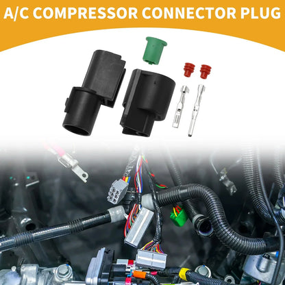 A/C Compressor Connector Plug for Hyundai - Male Female Wire Terminal
