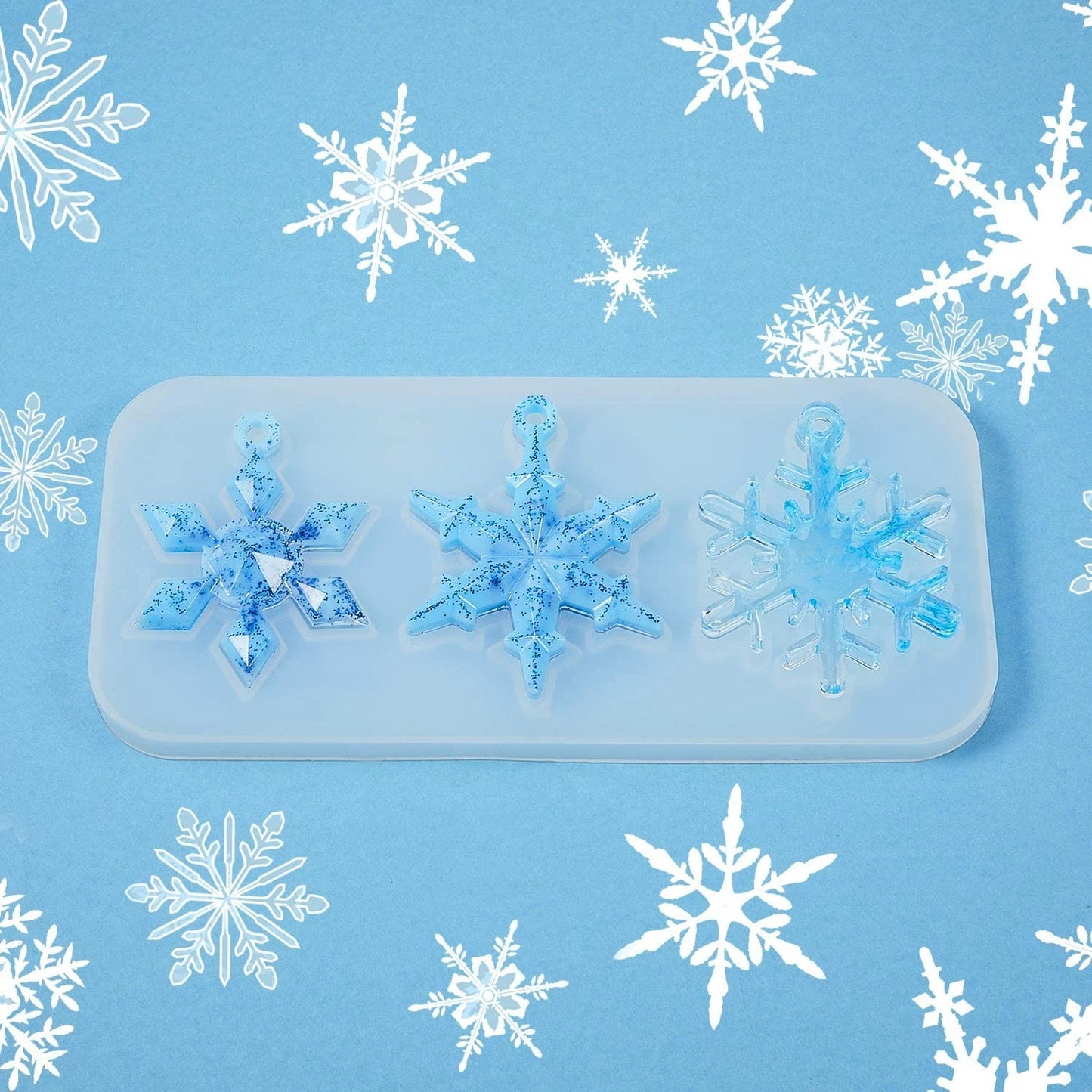 Silicone Pendant Mold for Jewelry Resin Necklace Craft DIY 3D